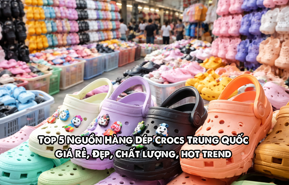 Top 5 Nguồn Hàng Dép Crocs Trung Quốc Giá Rẻ, Đẹp