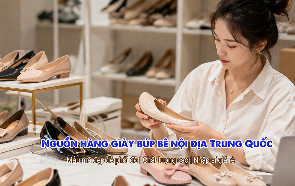 Nguồn hàng giày búp bê nội địa Trung Quốc