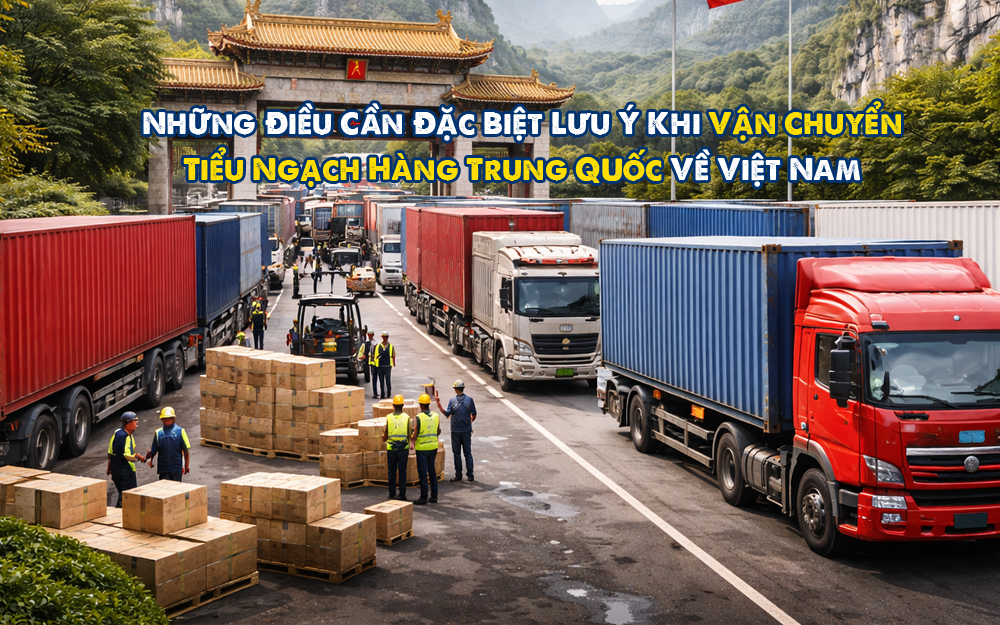 Vận Chuyển Tiểu Ngạch Trung Quốc về Việt Nam 2026 Lưu Ý Gì?